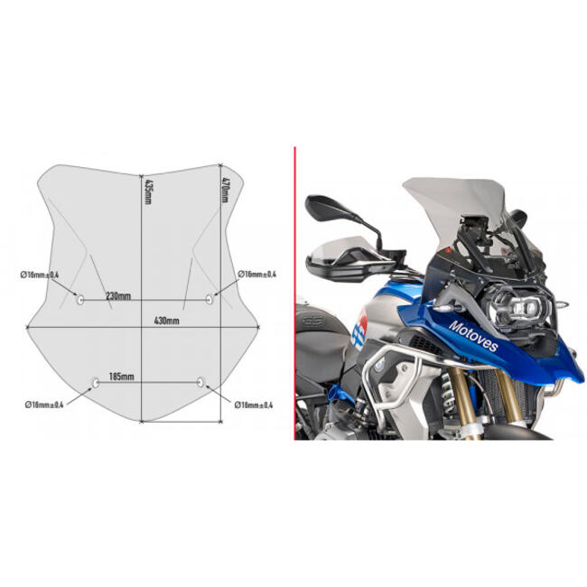 D5108kit Kit Spoiler Bmw R1200gs-r1200gs Adventure Givi